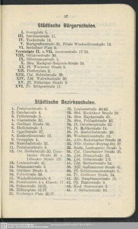 Städtische Bürgerschulen