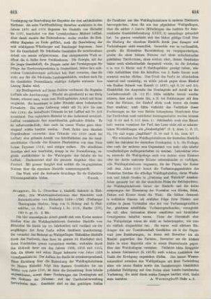 613-614 [Rezension] Bruggaier, Ludwig, Die Wahlkapitulationen der Bischöfe und Reichsfürsten von Eichstätt