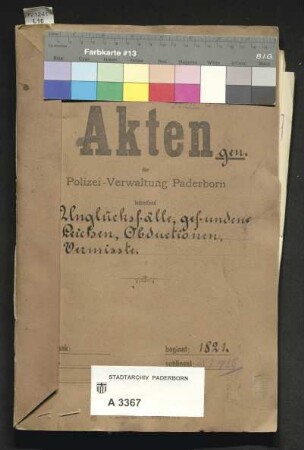 Unglücksfälle, gefundene Leichen, Obduktionen, Vermisste