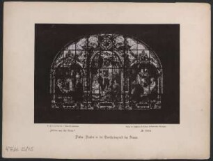 Fulda: Fenster in der Bonifaciusgruft des Domes.