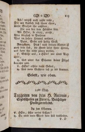 113-135, Der Monat May