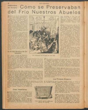 Cómo se preservaban del frío nuestros abuelos : Costumbres de antaño