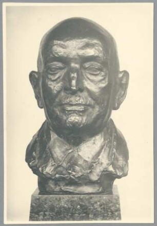 Porträt August Thyssen, 1922, Bronze
