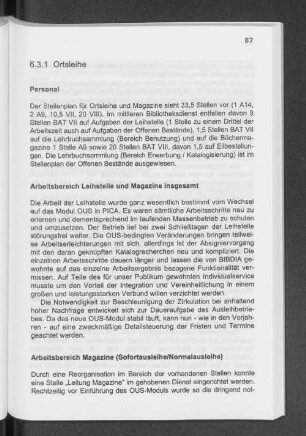 6.3.1 Ortsleihe