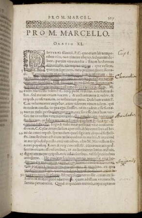 Pro M. Marcello. Oratio XL.
