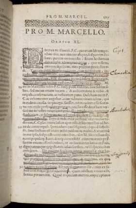 Pro M. Marcello. Oratio XL.