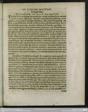 Ad Titulum Matthaei