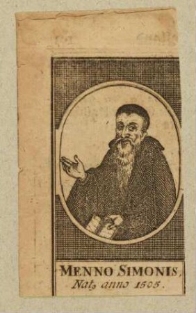 Bildnis von Menno Simons (1496-1561)