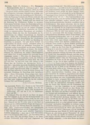 183 [Rezension] Herrmann, Rudolf, Thüringische Kirchengeschichte