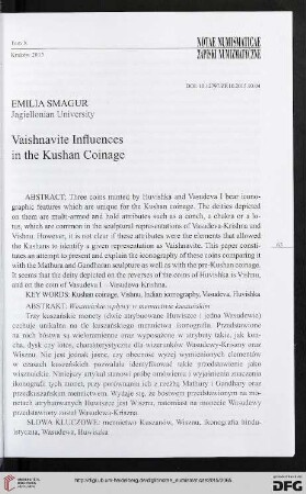 10: Vaishnavite influences in the Kushan coinage