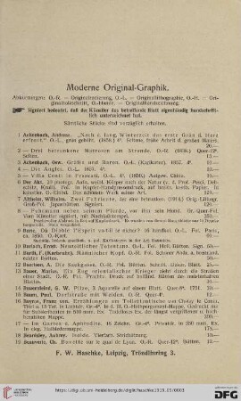 Moderne Original-Graphik (Nr. 1 - 764)