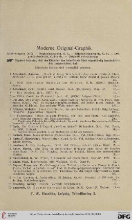 Moderne Original-Graphik (Nr. 1 - 764)