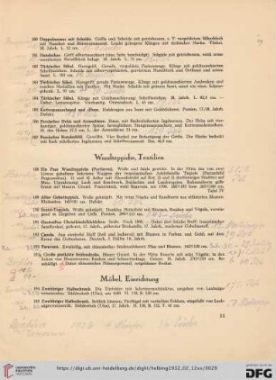 Möbel, Einrichtung (Nr. 194-238)