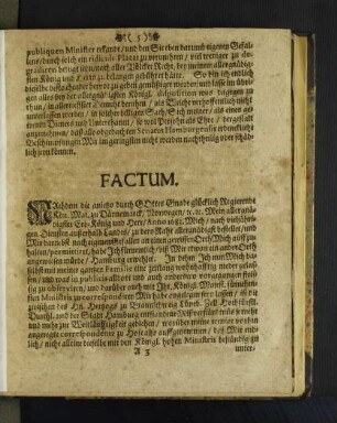 Factum.