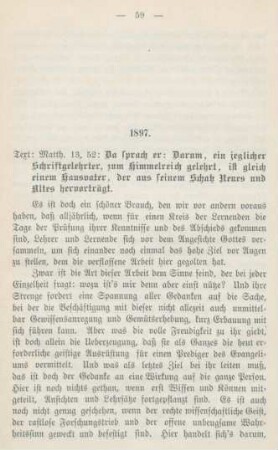 59-67 Matth. 13,52 (1897)
