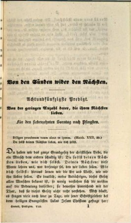 Christliche Sittenlehre der evangelischen Wahrheiten : dem christlichen Volke in sonn- und festtäglichen Predigten vorgetragen, 8. 2. Abth., Der böse Christ ; 4. Theil