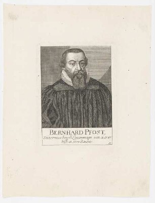Bildnis des Bernhard Pfost