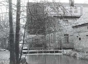 Mühle in Müschen : Bauwesen - Handwerksgebäude. Ort: Myšyn / Müschen. Mühle