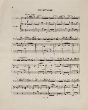 Sechs Tonbilder für Violoncell (oder Violine) mit Begleitung des Pianoforte : Op. 101, 1