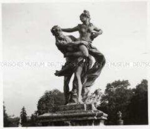 Wien, Schwarzenbergplatz, Bildhauer Lorenzo Mattielli, Figur "Raub der Sabinerinnen"