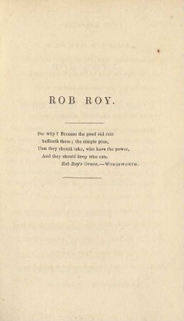 Rob Roy