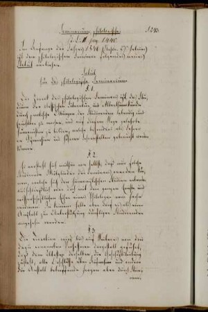 Philologisches Seminarium