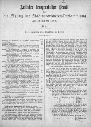 No. 14, 13. April 1893