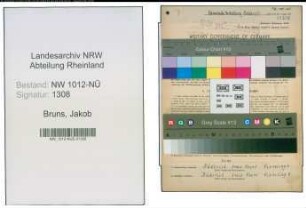 Entnazifizierung Jakob Bruns , geb. 06.12.1902 (Gaertner)