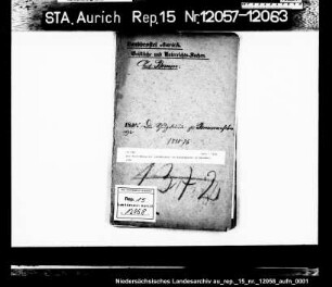 Die Zustimmung der Landdrostei zu Schulbauten Berumerfehn