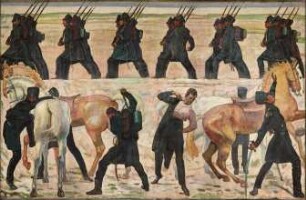 Auszug deutscher Studenten in den Freiheitskrieg von 1813