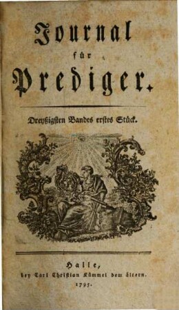 Journal für Prediger. 30, 30. 1795