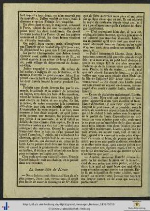 La bonne idée de Lisette.