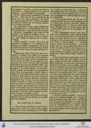 La bonne idée de Lisette.