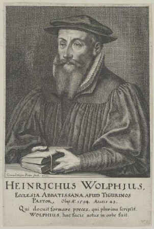 Bildnis des Heinrichus Wolphius