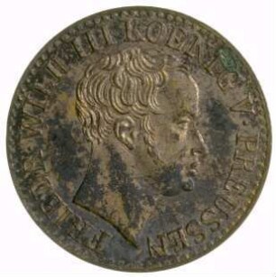 Münze, 1/2 Silbergroschen, 1835