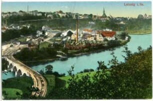 Blick auf Leisnig und Muldenbrücke