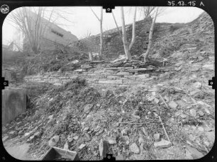 Plauen. Reste der Stadtmauer