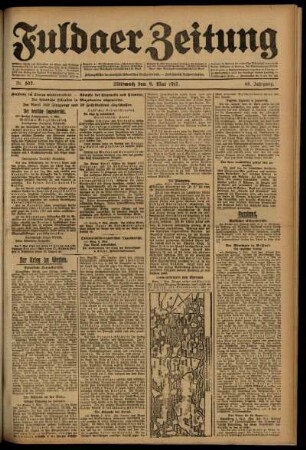Ausgabe vom Mittwoch, den 09. Mai 1917.