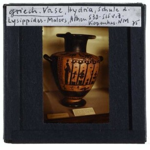 Schule des Lysippides-Malers, griechische Hydria