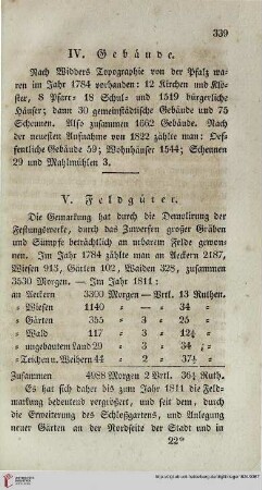 V: Feldgüter