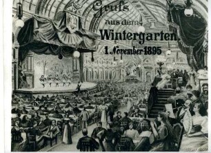 Gruß aus dem Wintergarten 1. November 1895