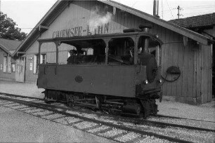 Prien: Dampflok der Chiemsee-Bahn