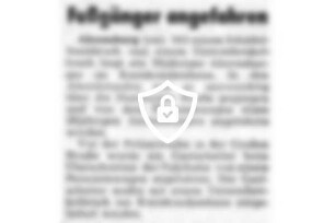 Fußgänger angefahren