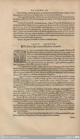 Caput Quintum. De forma, figura et constitutione corporis.