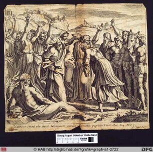 Die Salbung Salomos zum König.