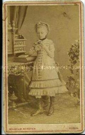 Junges Mädchen, Carte de Visite