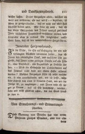 Von Ermahnungs- und Erinnerungsschreiben.