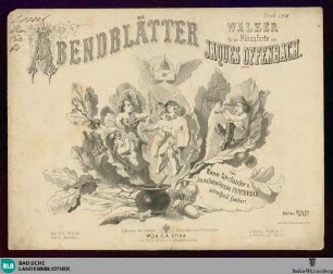 Abendblätter : Walzer für das Pianoforte