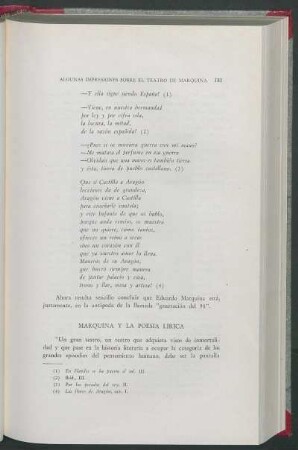 Marquina y la poesía lírica