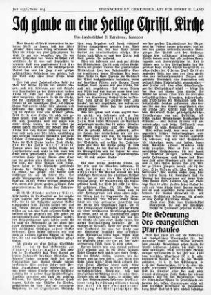 Die Bedeutung des evangelischen Pfarrhauses